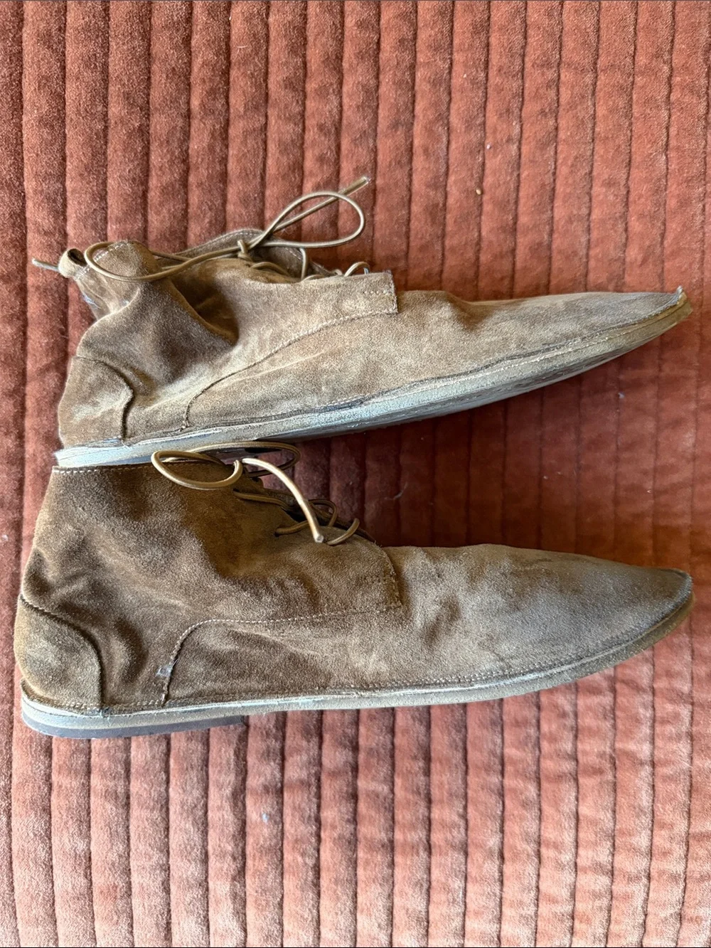 MARCÈLL Men's Strasacco Brown Suede Chukka Boots